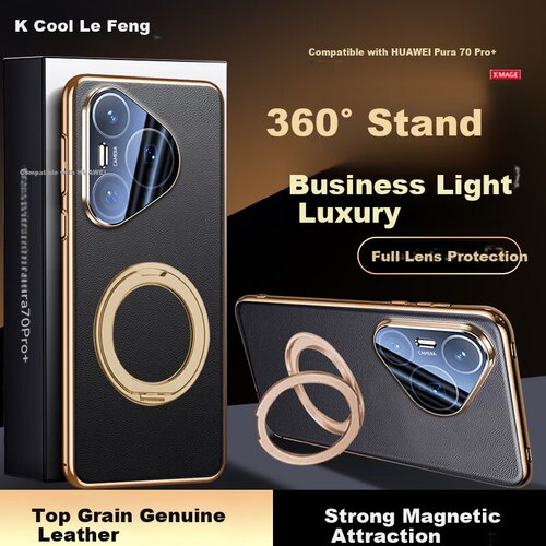  coollefone maska za mobilni telefon huawei pura 70 pro / +, crno-zlatna boja Cene