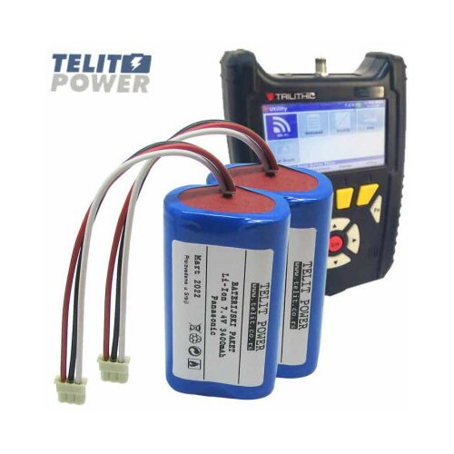 TeliotPower set baterija Li-Ion 7.4V 3400mAh za trilithic 360DSP mrežni tester ( P-3116 ) Slike