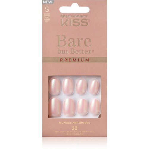 Kiss Bare But Better Premium umetni nohti Mocha 30 kos Cene