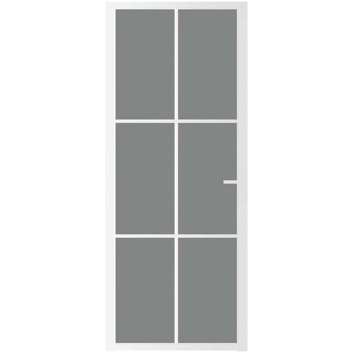  Unutarnja vrata 83 x 201,5 cm Bijela od ESG stakla i aluminija Slike