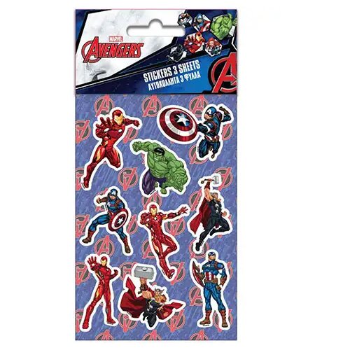Luna Set nalepk na 5 listih 8x12cm Marvel Maščevalci Cene