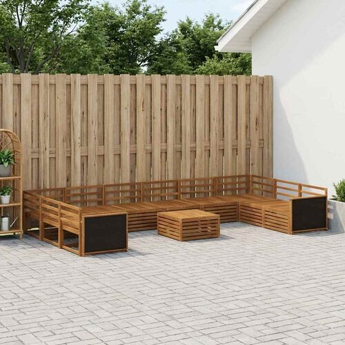  Setovi sofa 11 pcs Čvrsto drvo akacije Cene