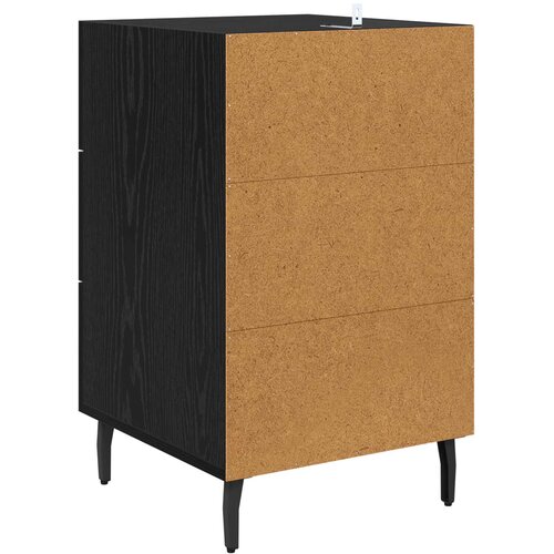  Noćni ormar Crni hrast 40 x 40 x 66 cm Konstruirano drvo Slike