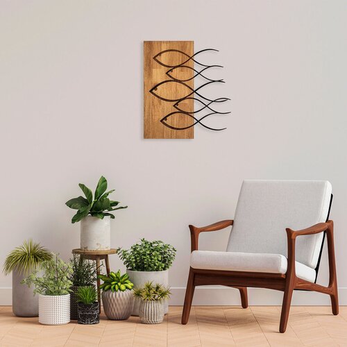 Wallity zidna dekoracija MA-283, 52 x 58 cm, smeđa Cene