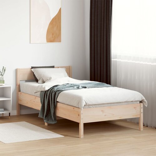 Furnova Posteljni okvir brez vzmetnice 100x200 cm trdna borovina, (21942620) Slike