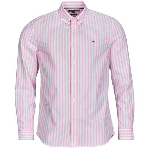 Tommy Hilfiger FLEX POPLIN BOLD STRIPE RF SHIRT Ružičasta Slike