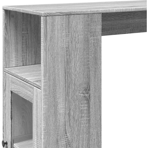 VidaXL barski stol s držačima boja hrasta 101x40x103,5 cm drveni Slike