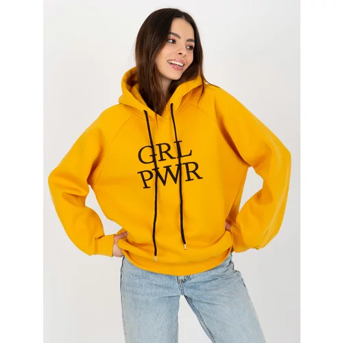 Fashion Hunters Debby Women's Raglan Sleeve Sweatshirt - yellow