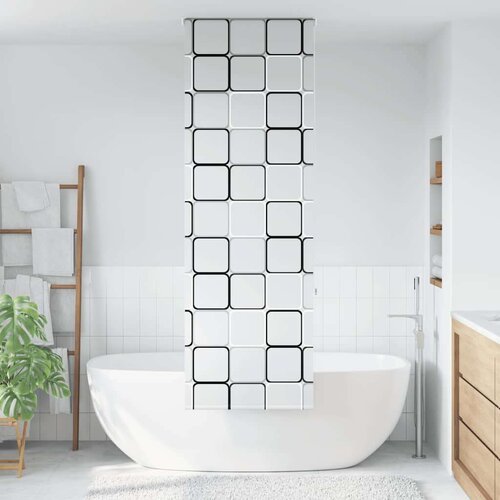 vidaXL Rolo zavjesa za tuš 60x240 cm širina tkanine 56 cm Cijene