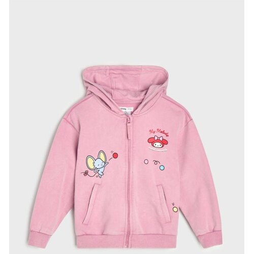 Sinsay Majica s kapuljačom na patentni zatvarač My Melody Cijene
