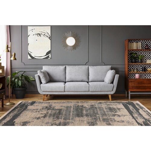 Kayoom VINTAGE PREPROGA 80/150 cm siva Slike
