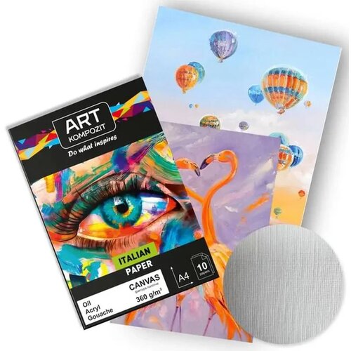 Art Kompozit platna teksturirani papir blok A4 10 listova 360g/m2 Cene
