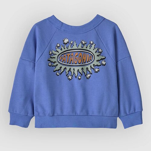 Patagonia Crew Baby Kids Pulover wavy treelines / diver blue Slike