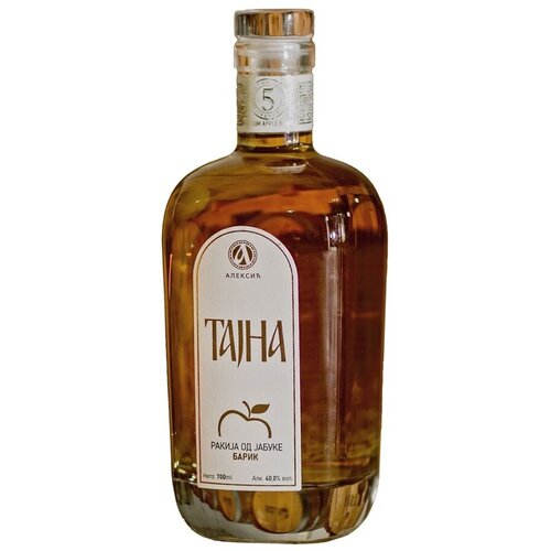 Aleksić Rakija Tajna 5 Jabuka Barrique 40% vol, 700ml Cene