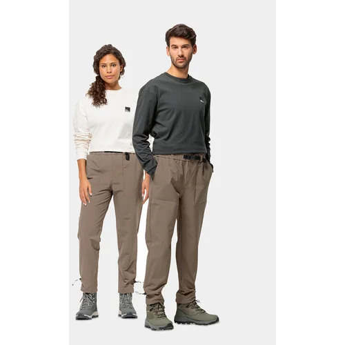 Jack Wolfskin Pohodne hlače Kiebitzweg Pants 1508471 Rjava Regular Fit