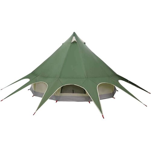 Teepee &amp;scaron;ator s krovom Zelena i Siva 600 x 600 x 347 cm Slike