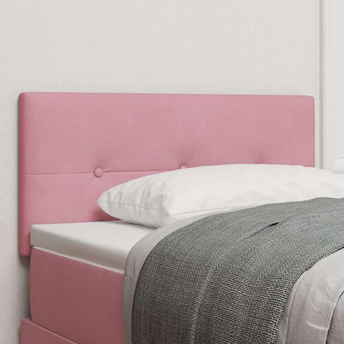  LED Headboard Z gumbi Roza 100 cm Žamet, (22052187) Slike