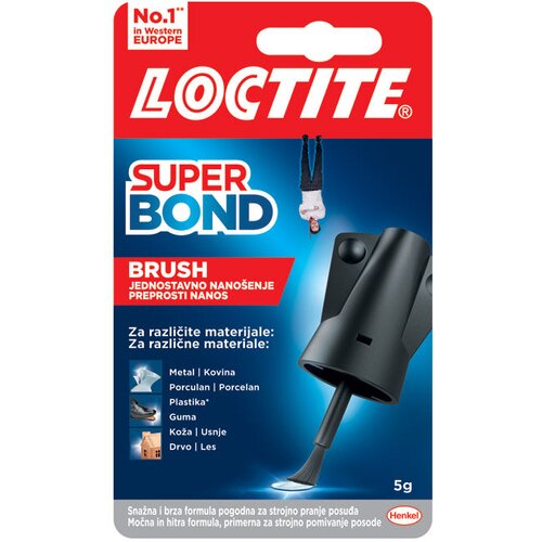  LJEPILO TRENUTAČNO 5G S ČETKICOM LOCTITE SUPER BOND BRUSH 5G HENKEL 2733278 BLISTER Cene