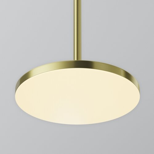 MAYTONI P076PL-L12W3K-BS - led luster na sajli plato LED/12W/230V 3000K zlatna Slike
