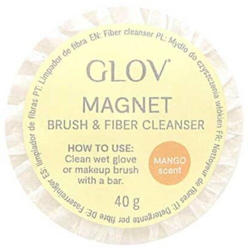 Glov magnetni sapun za čišćenje rukavica i kozmetičkih četkica mango Slike