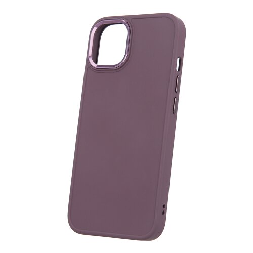 Onasi satin silikonski ovitek za iPhone 13 Pro - vijola Slike