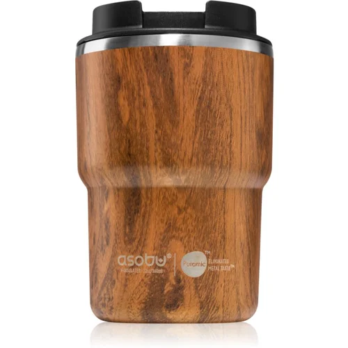 Asobu Coffee Express termo lonček barva Wood 360 ml