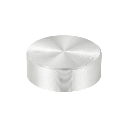 TRU COMPONENTS TC-11696484 okretni gumb s gumbom za obilježavanje srebrna (Ø x V) 29 mm x 10 mm aluminij, plastika 1 S Cijene