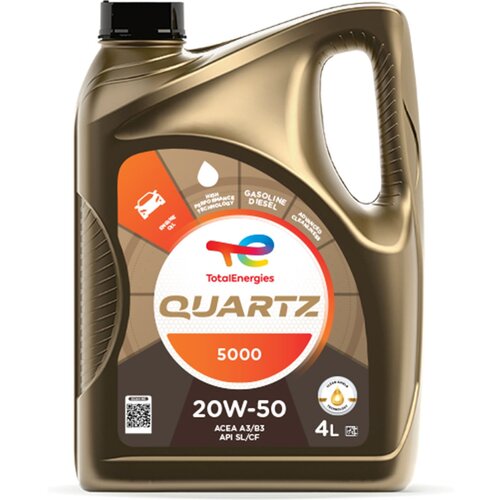 Total Motorno olje Quartz5000 20W-50 4L Cene