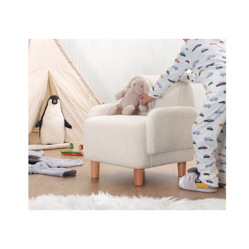 Atelier Del Sofa dečija krilna stolica cobie teddy white Slike