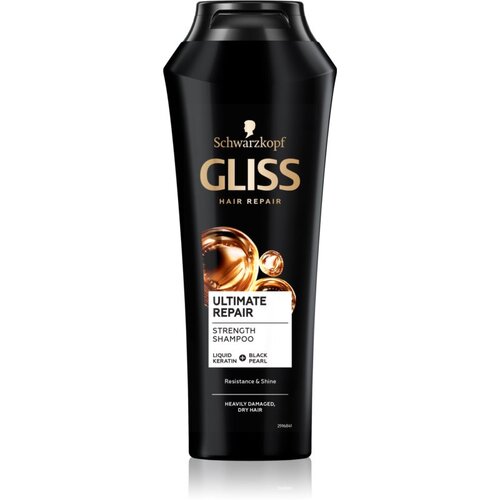 Gliss Ultimate Repair &amp;scaron;ampon za okrepitev las za suhe in po&amp;scaron;kodovane lase 250 ml Slike