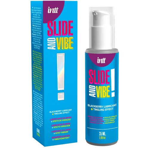 Intt Slide and Vibe Blackberry Tingling Effect Lubricant 35ml Slike