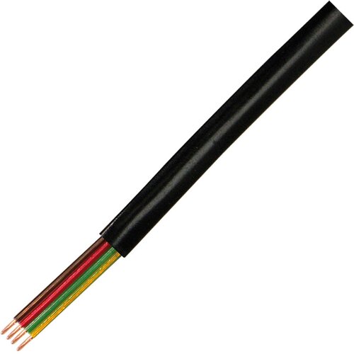 Logilink Telephone cable, flat, 4 wire, black,100 m,CM04 Slike