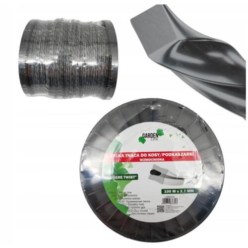  Silik za trimer Square Twist 100 m x 2,7 mm (LAR6303) Slike