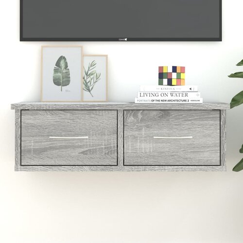 vidaXL Zidni ormarić boja sivog hrasta 60x26x18,5 cm konstruirano drvo Cene