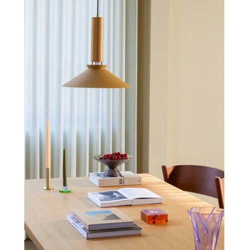 H&amp;uuml;bsch Oranžna viseča svetilka &amp;oslash; 40 cm Coney &amp;ndash; Slike