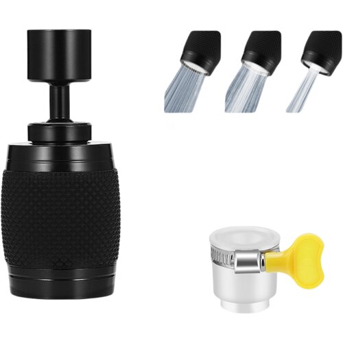 INF Perlator za pipo Perlator za umivalnik Perlator, odporen na škropljenje Black, (21534326) Cene