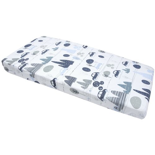 Medi Partners Fitted sheet for bed 120x60 – cotton – Retro cars Cene