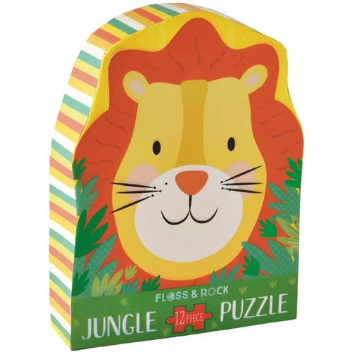 Floss&Rock® sestavljanka jigsaw puzzle jungle (12 kosov)