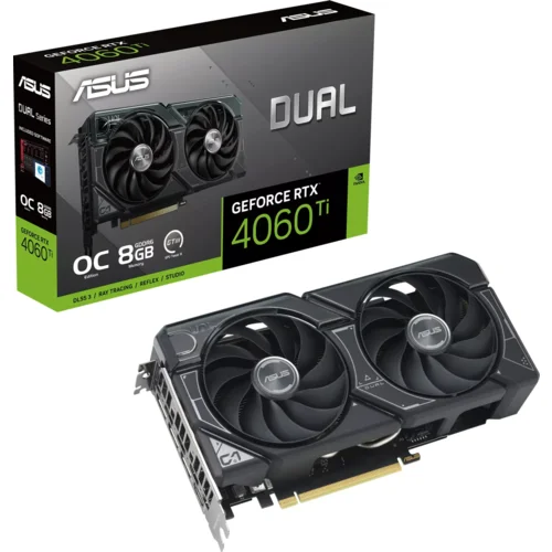  Grafična kartica ASUS GeForce RTX 4060 Ti EVO OC, 8GB GDDR6, PCI-E 4.0