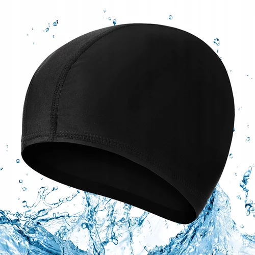 Univerzalna plavalna kapa črna