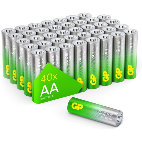 GP Batteries 1x40 GP Super Alkaline AA Mignon Batteries PET Box 03015AETA-B40 Slike