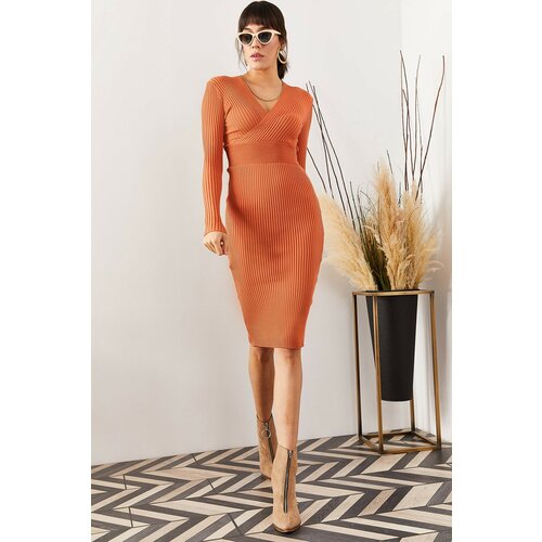 Olalook Dress - Orange - Bodycon Cene