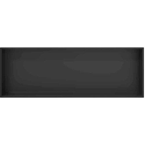  Ničica za tu&amp;scaron; Crna 90 x 30 x 9,5 cm Nehrđajući čelik Slike