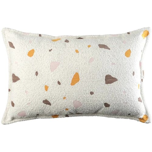 Wigiwama Krem dječji jastuk za sjedenje od bouclé tkanine/od šenila Terrazzo Bolster – Cijene