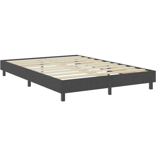 VidaXL Box spring okvir za krevet od tkanine sivi 140 x 200 cm Slike