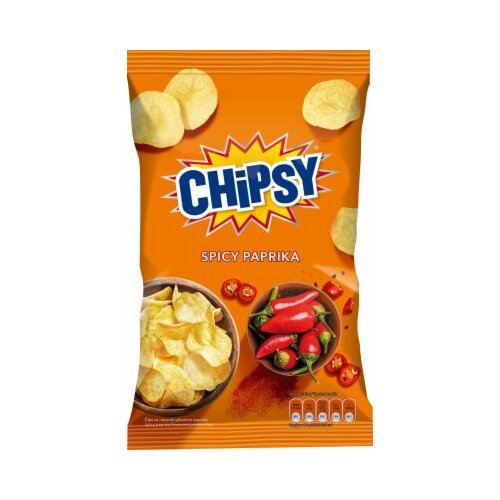 Marbo chipsy čips plain spicy paprika 140G Slike