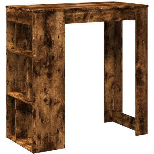  Barski stol s stalcima boja hrasta 102 x 50 x 103,5 cm drveni Slike