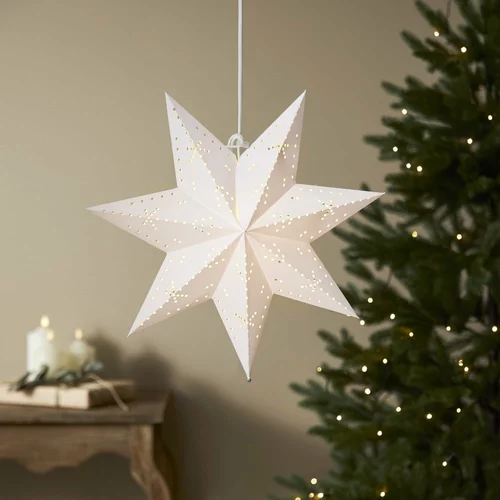 Star Trading bijeli božićni svjetleći ukras ø 45 cm classic - star trading