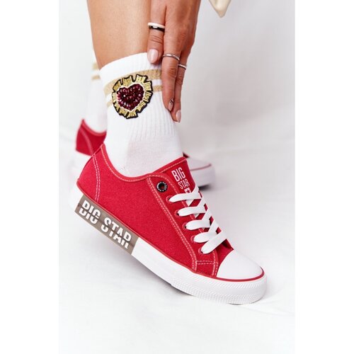 Kesi Women's Sneakers BIG STAR HH274115 Red Cene