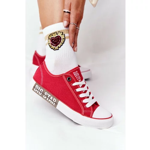 Kesi Women's Sneakers BIG STAR HH274115 Red